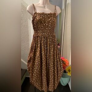 Maurice’s Polka Dot Lined Strappy Dress NWT Medium